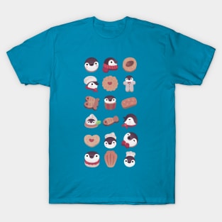 Cookie & cream & penguin T-Shirt